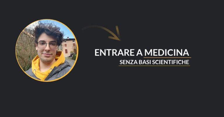 entrare a medicina senza basi scientifiche storia di stefano